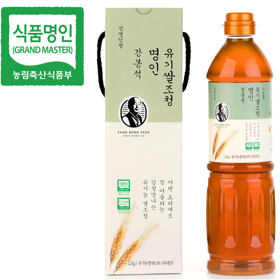 강봉석조청 명인 유기 쌀조청 1.2kg
