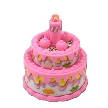 오즈토이 R 미니 생일축하 케익 멜로디완구 분홍 3521-24 p 영어노래 작동 주방 소꿉 놀이