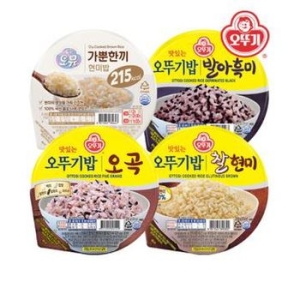 오뚜기 오뚜기밥 백미 210g 3개 + 발아흑미 210g 3개 + 찰현미 210g 3개 + 오곡밥 210g 3개