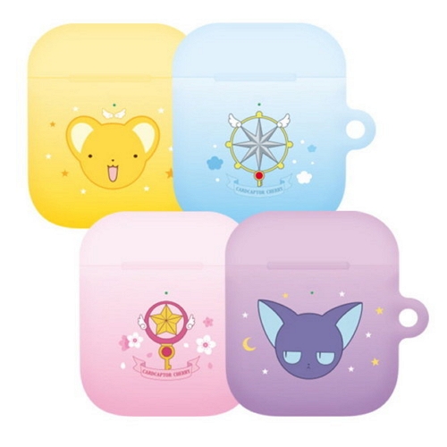 에어팟 카드캡터 체리 컬러 하드 케이스