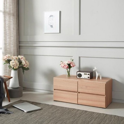 이정가구 아르곤 2단 거실장 900