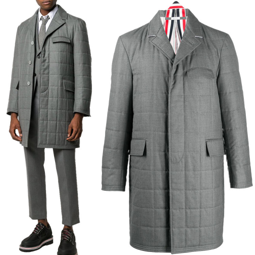 톰브라운 남성 Wool twill down coat 코트 MOD053X 00626 035이미지입니다. 누르면 해당 게시물로 새창이동합니다.