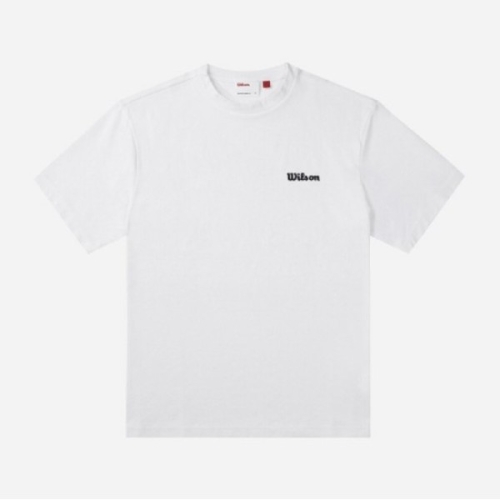 윌슨 반팔티 LQC W251003NTS33-WHT 퓨어드라이 스몰로고 티셔츠 UNI_이미지