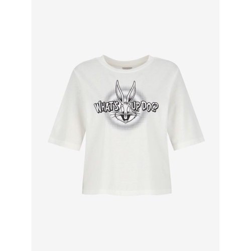 스위트숲 메르시앤에스 루니툰 프린트 자수 크랍 티셔츠MC3STW1