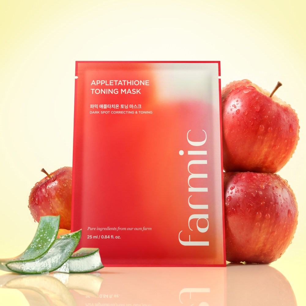 파믹 애플타치온 토닝 마스크팩 25ml (5매)_이미지
