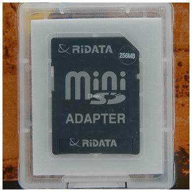 RiDATA mini SD 66X (256MB)