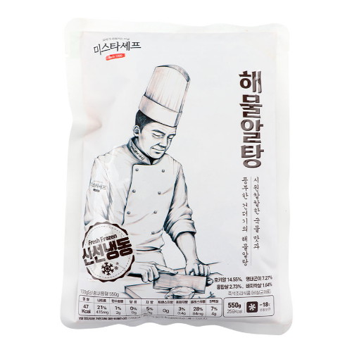 태종에프디 미스타셰프 해물알탕 550g (9개)