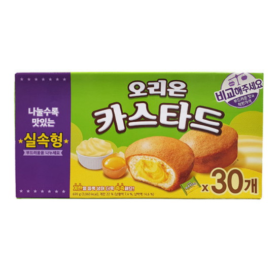 오리온 카스타드 690g (4개)_이미지