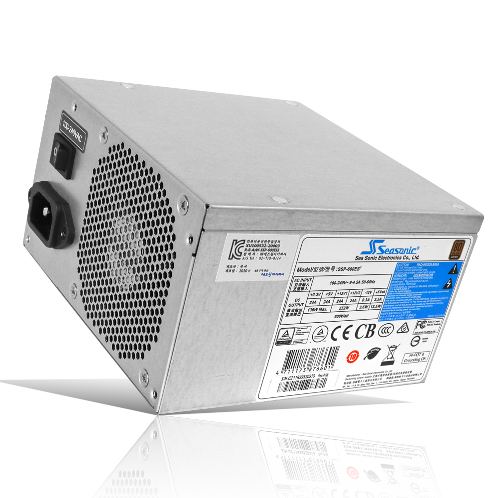 시소닉 SSP-600ES2 80PLUS브론즈 벌크