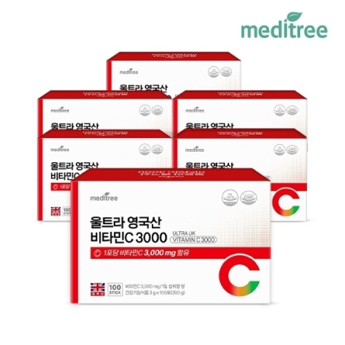메디트리 울트라 영국산 비타민C 3000 3g 100포 (6개)_이미지