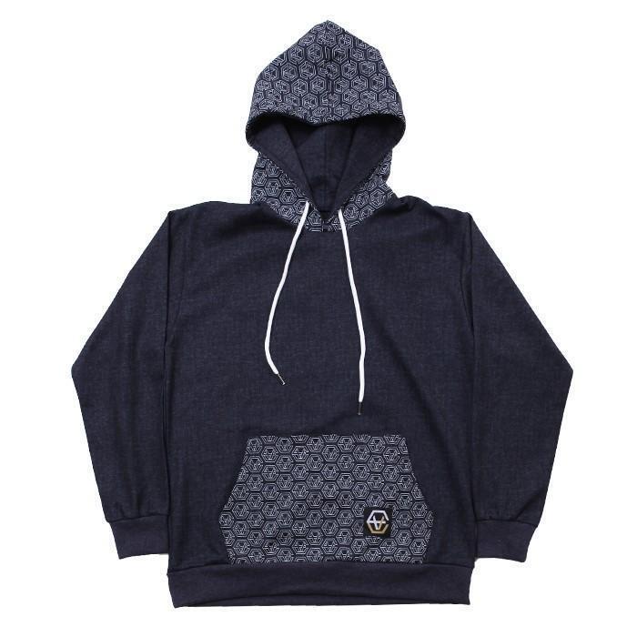 에잇볼륨 EV Emblem Pattern Hood Denim 1637311A_이미지