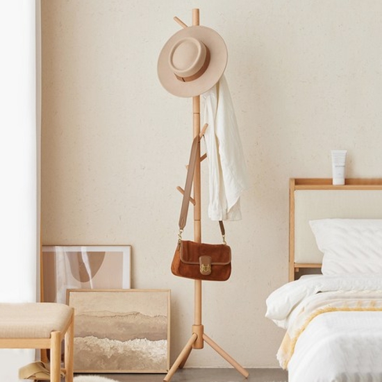 코멧 홈 원목 스탠드 옷걸이_이미지