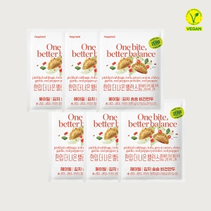 푸드웨어 헤이밀 김치 송송 비건만두 420g (6개)_이미지