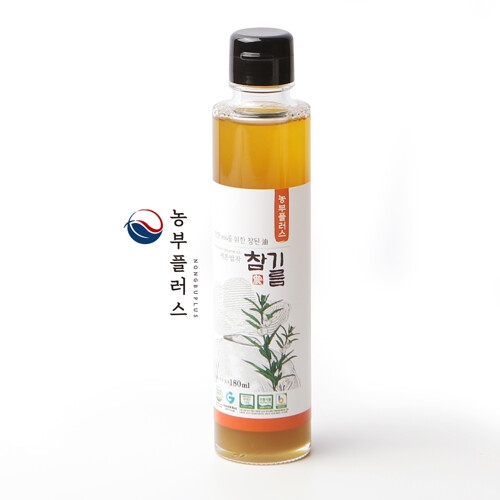 농부플러스 국산 저온압착 참기름 180ml_이미지