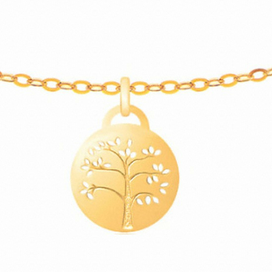 브리앙 18K 골든 트리 목걸이