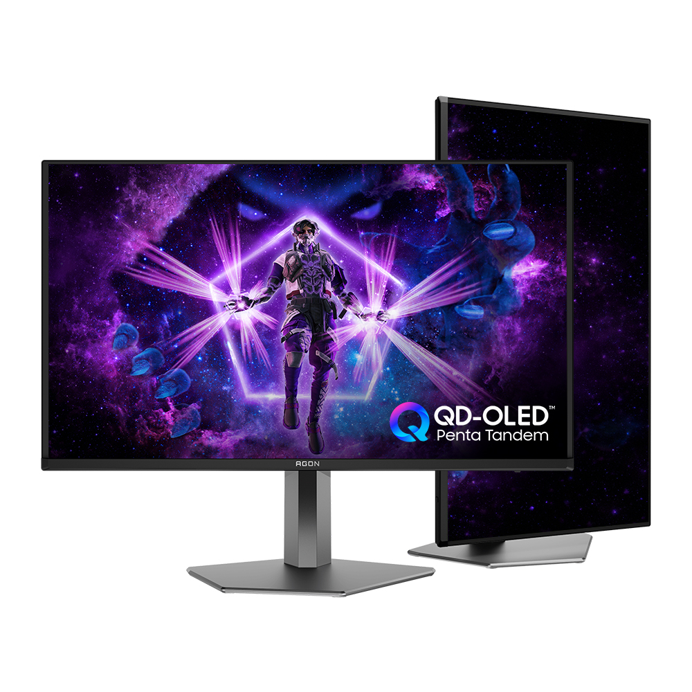 알파스캔 에이건 AG326UZD 펜타 탠덤 게이밍 4K UHD OLED 240 트루블랙 500 USB-C 무결점