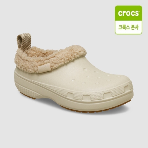 크록스 남녀공용 클래식 라인드 쇼티_211380 (0LH, 샌드스톤)_이미지