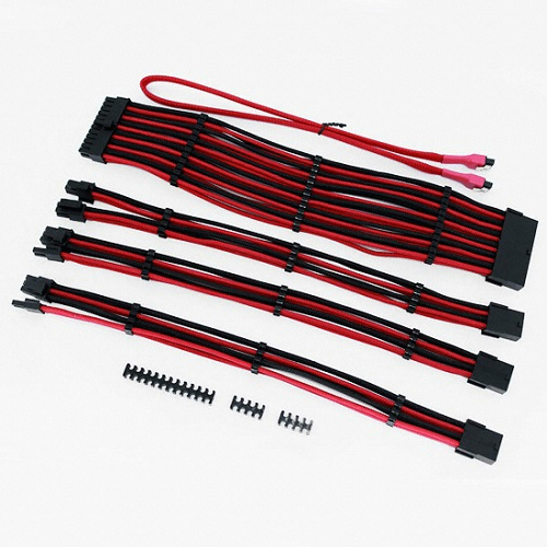 엠스톤글로벌 mStone Acra Sleeve 30 18AWG 튜닝케이블 SET (블랙레드)