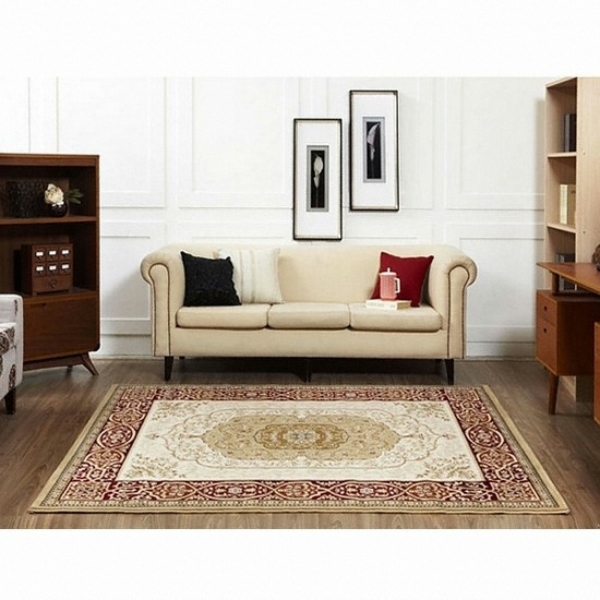 한일카페트 뉴이스파한 레드와인 카페트 (290x200cm)_이미지