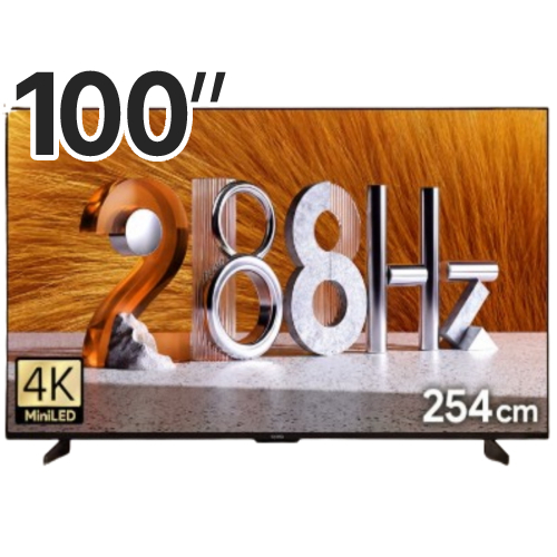 더함 치크 스마트 254cm(100인치) QD-MINILED 288Hz 돌비 AI 구글5.0