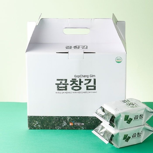작심밀도  산지직송 별맛 광천곱창김 식탁용김12봉