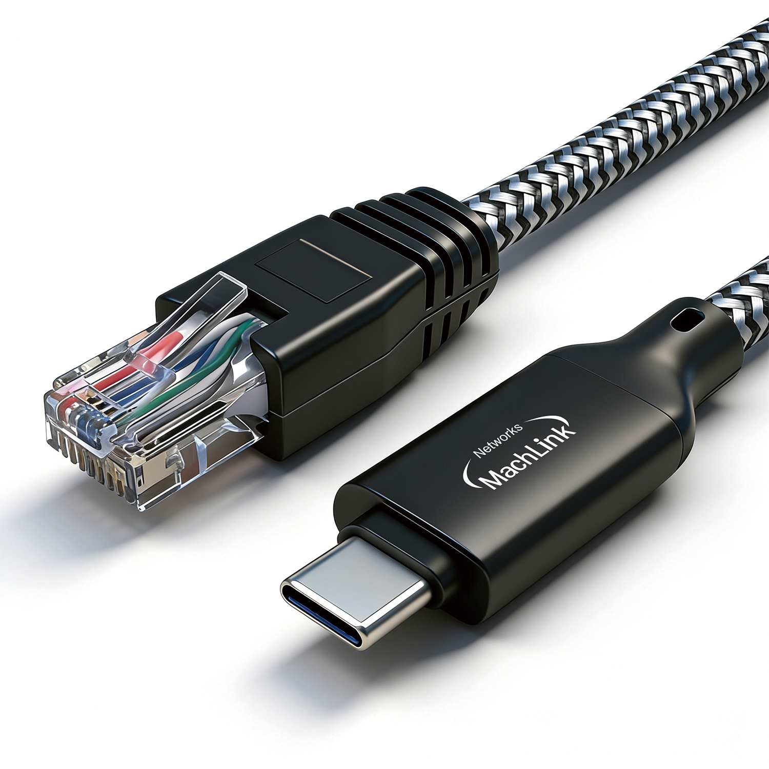 마하링크 USB3.0 Type C to 기가비트 랜케이블 (ML-ULANC02, 2m)_이미지