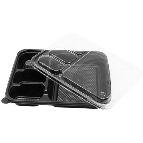 [불명] 돈까스용기 도시락용기 4칸 DW-003 (200개)