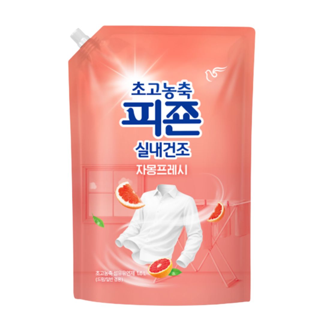 피죤 초고농축 실내건조 자몽프레시 리필 1.6L (8개)_이미지