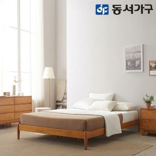 동서가구 홈즈 바덴 원목 무헤드 침대 Q