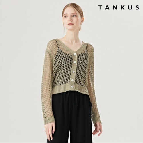 탱커스 썸머 니트 긴팔 가디건 TW2CD002L0