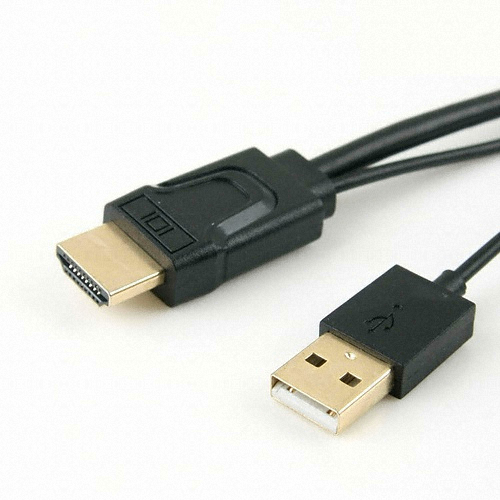 라이트컴 COMS HDMI to VGA 케이블 일체형 컨버터 (FW118) (1.4m)_이미지