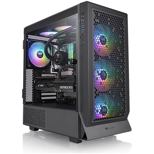 써멀테이크 Ceres 500 TG ARGB (블랙)