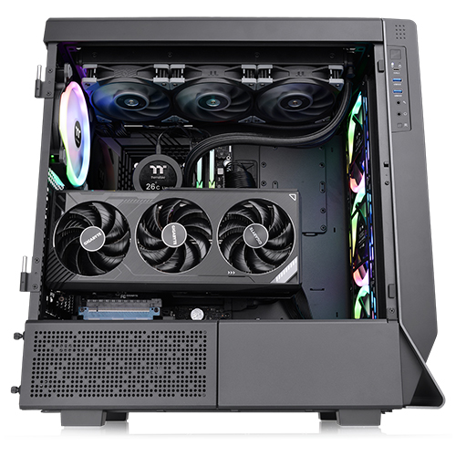 써멀테이크 Ceres 500 TG ARGB (블랙)_이미지