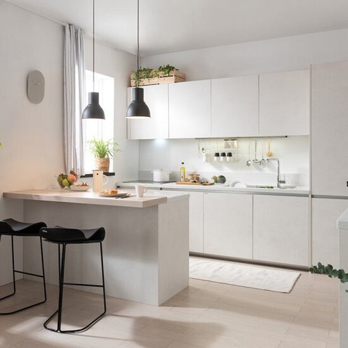 리바트 키친 M100G ㄱ자 멀티수납형 (~4.2m)_이미지