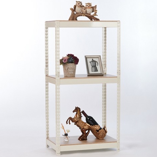 피피랙 피피랙플러스 3단 무볼트 무소음 조립식 앵글선반 400x400 (210cm(높이))_이미지