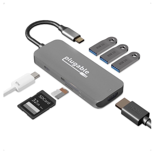 Plugable USBC-7IN1 (7포트/Type C) 해외구매_이미지