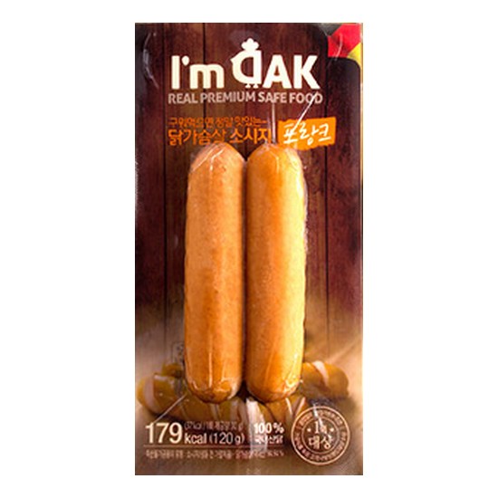 정통 독일식 프랑크 닭가슴살 소시지 120g 6팩