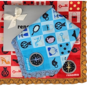 레노마 손수건 큐빅 레이스 손수건 ROS5903이미지입니다. 누르면 해당 게시물로 새창이동합니다.