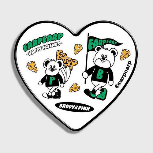 어프어프 Brody and pinn-white 하트톡