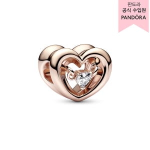 한정 20% 할인스페셜 782493C01 로즈 래디언트 하트 플로팅 스톤 참