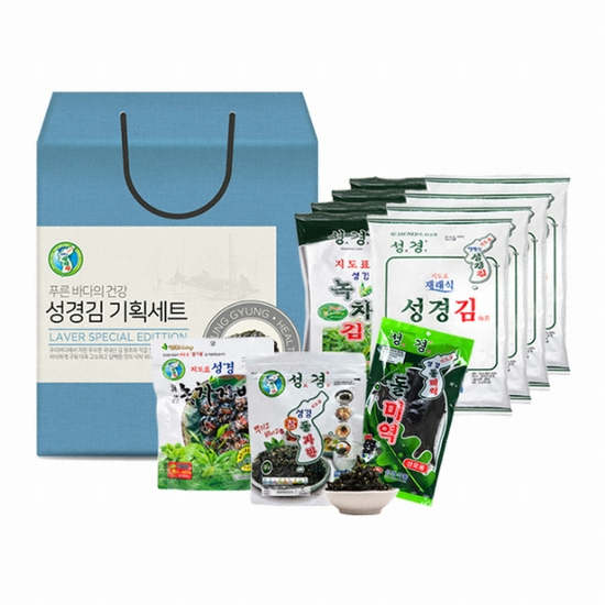 성경식품 지도표성경김 성경김 선물세트 온라인 종합 1호 (1개)