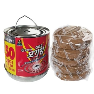 산도깨비 모기향+연소기 캔 (50개)