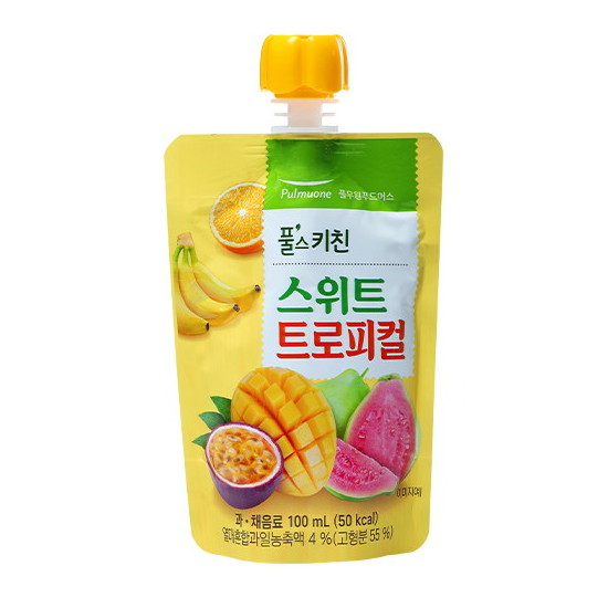 풀무원푸드머스 풀스키친 스위트 트로피컬 100ml (40개)_이미지