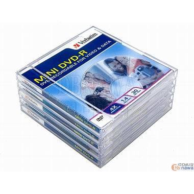 버바팀 DVD-R 1.4GB 4x 쥬얼 5장 미니_이미지