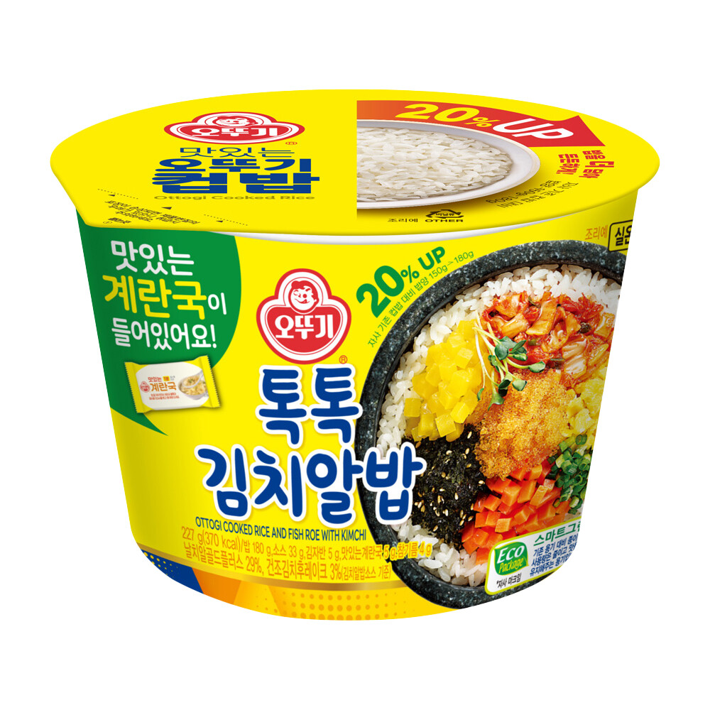 컵밥 톡톡 김치알밥 227g(+계란국)