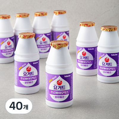 서울우유 요거트 프로바이오틱스 블루베리 150ml (40개)_이미지