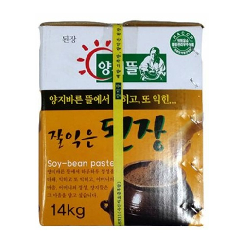 양지뜰 잘익은 된장 14kg (1개)_이미지