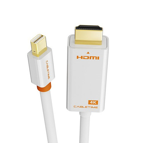CABLETIME CD43 Mini DP to HDMI 케이블 (3m)_이미지
