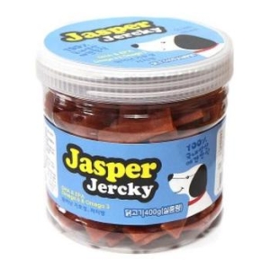 국내산 JASPER 프리미엄 펫푸드 닭고기져키 400g_이미지