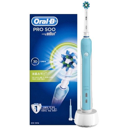 브라운 오랄비 프로페셔널케어 PRO 500 D16 크로스액션